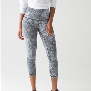 Lululemon🍋Wunder Under High Rise Crop Leggings